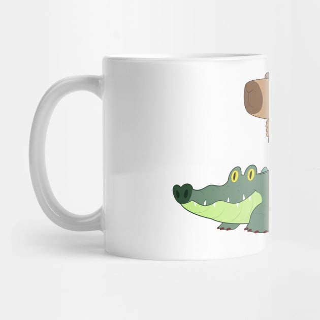 Capy & Croc by GoshWow®